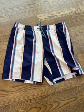 VINEYARD VINES striped Men's swim trunks MEDIUM